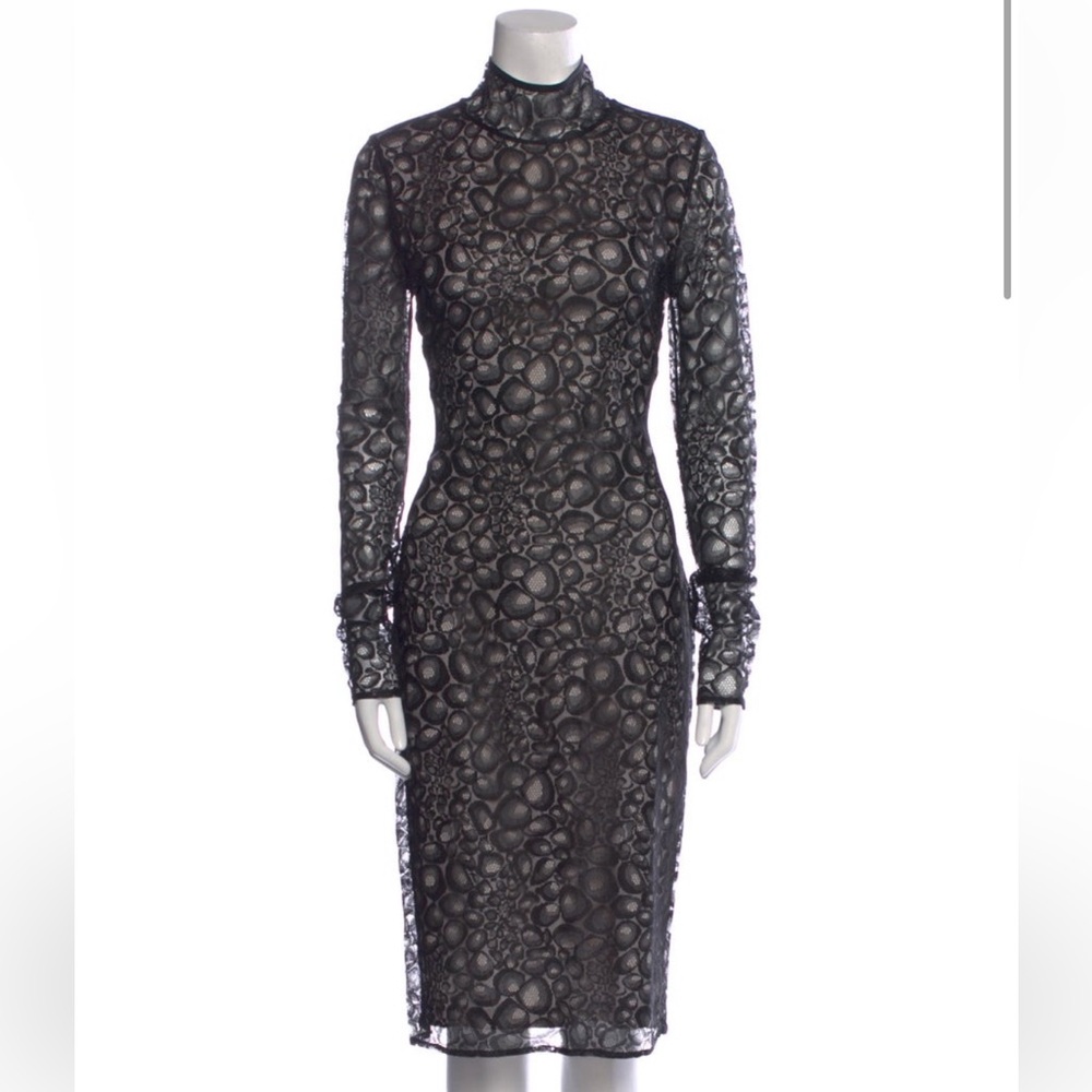 Elegant Black Lace Dress